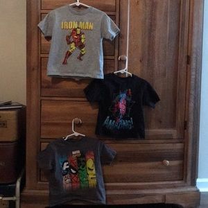 Set of three Marvel T-shirt’s